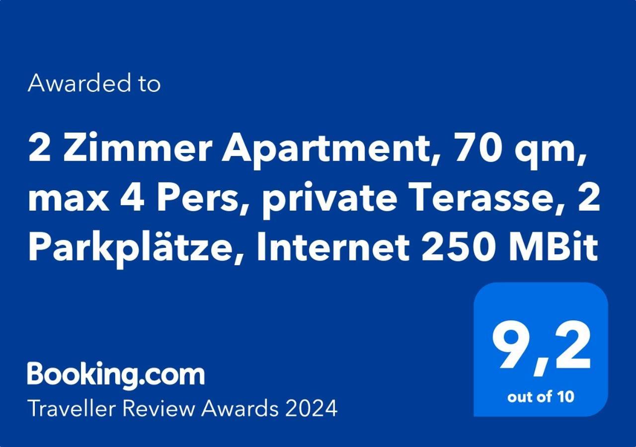 2 Zimmer Apartment, 70 Qm, Max 4 Pers, Private Terasse, 2 Parkplaetze, Internet 250 Mbit Gärtringen Exterior photo